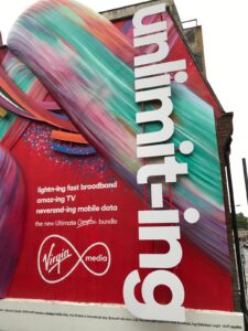 Outdoor Signage Special Build Virgin Media