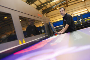 New EFI M3h Hybrid Printer