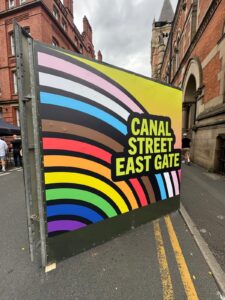 Manchester pride wayfinding