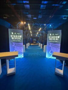 Stadium Reveal Signage