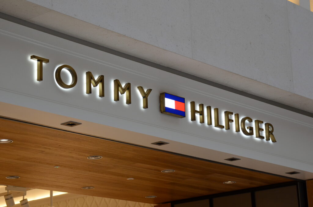 tommy hilfiger illuminated signs for businesses